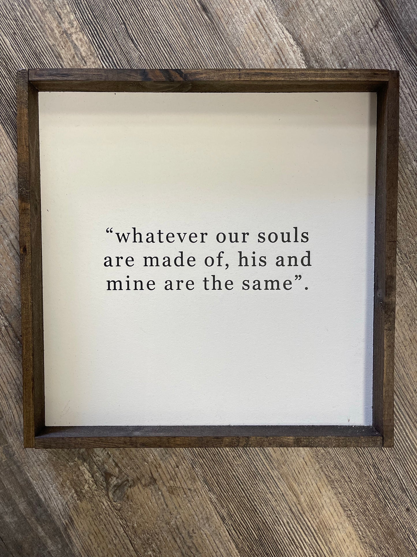 Souls Are Made Of….